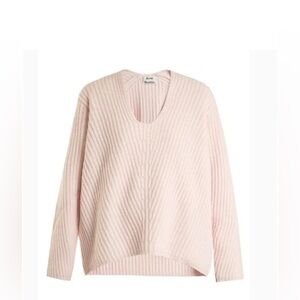 Acne Pink Deborah Wool Sweater